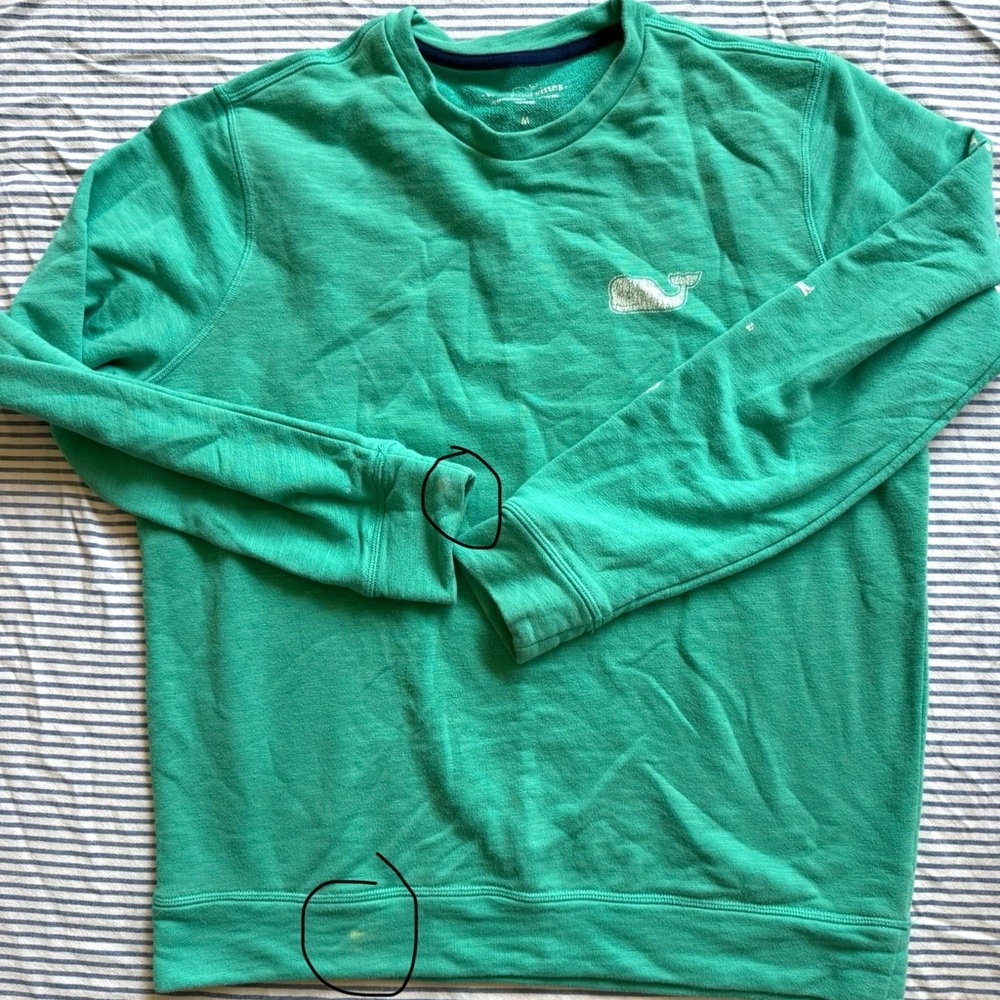Vineyard Vines Teal Crewneck Top women’s size medium